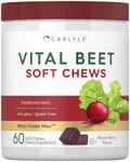 Beet Root Soft Chews 60 Count Mixed Berry Flavor B579