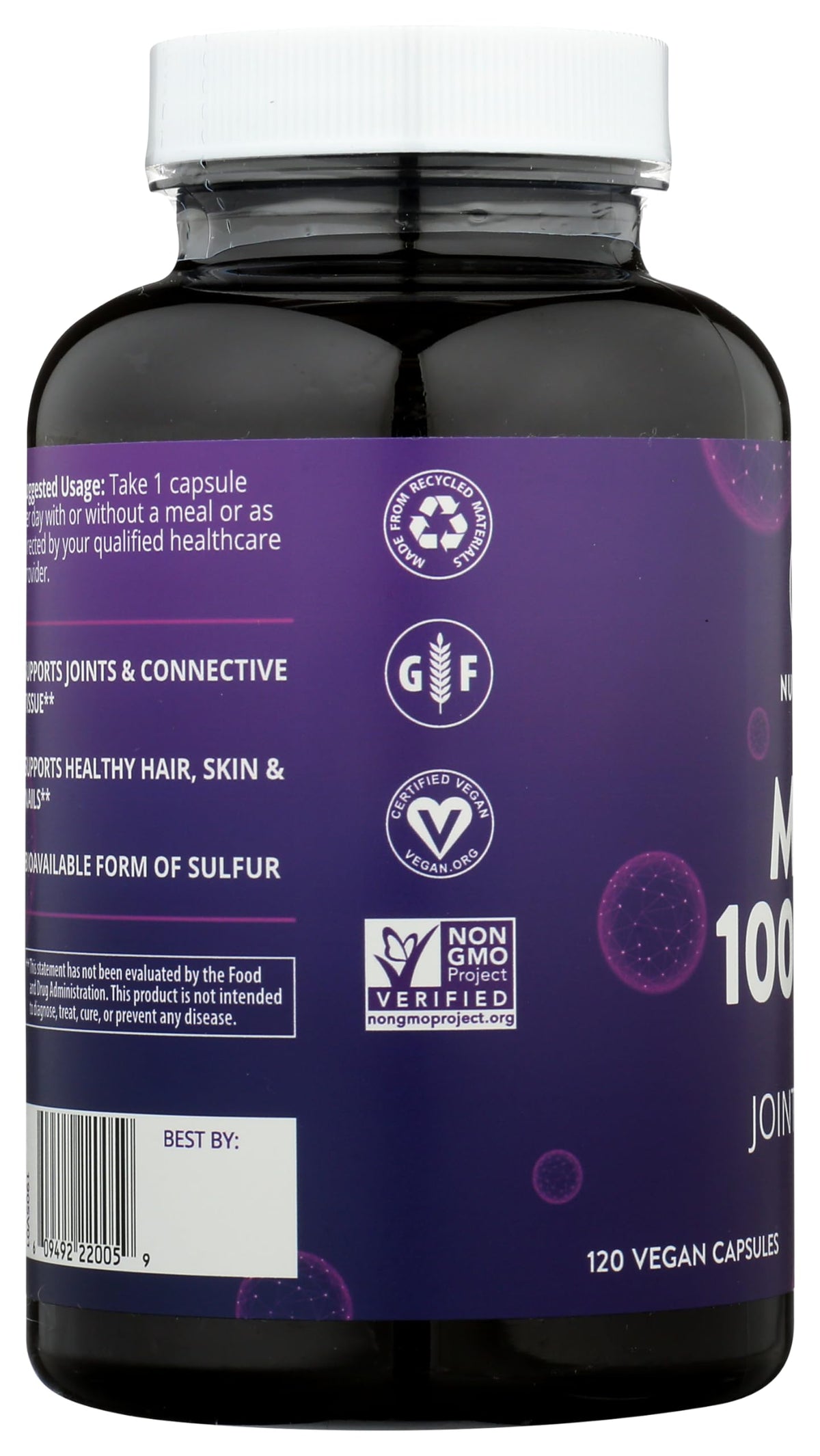 MSM 1000mg Vegan I2855