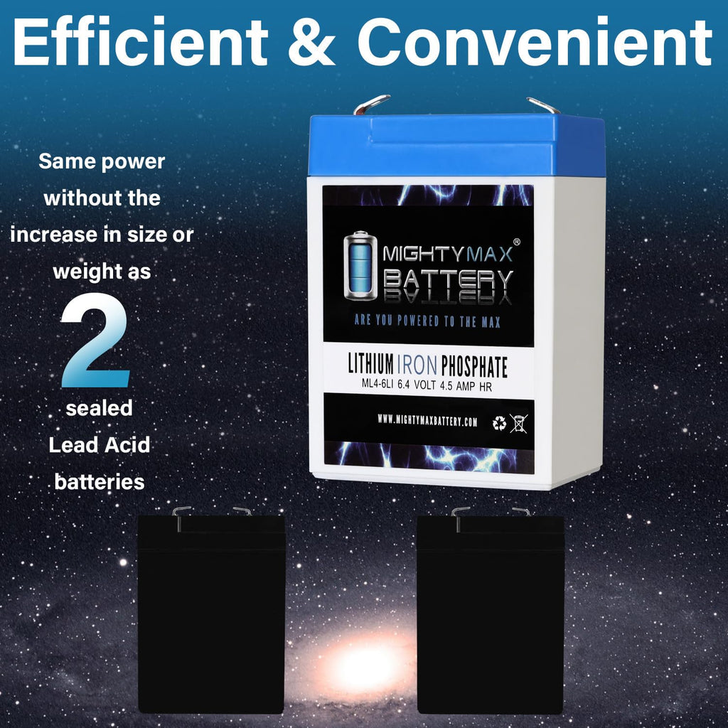 6V 4.5AH Lithium Replacement Battery V5567