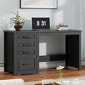 Black Executive Desk with File Drawer X775