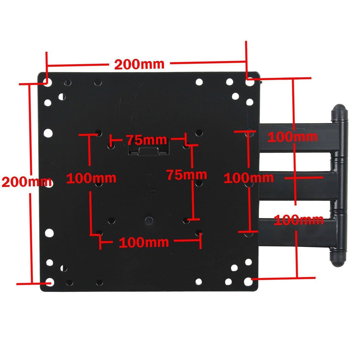 Single Stud Swing Arm TV Wall Mount W560