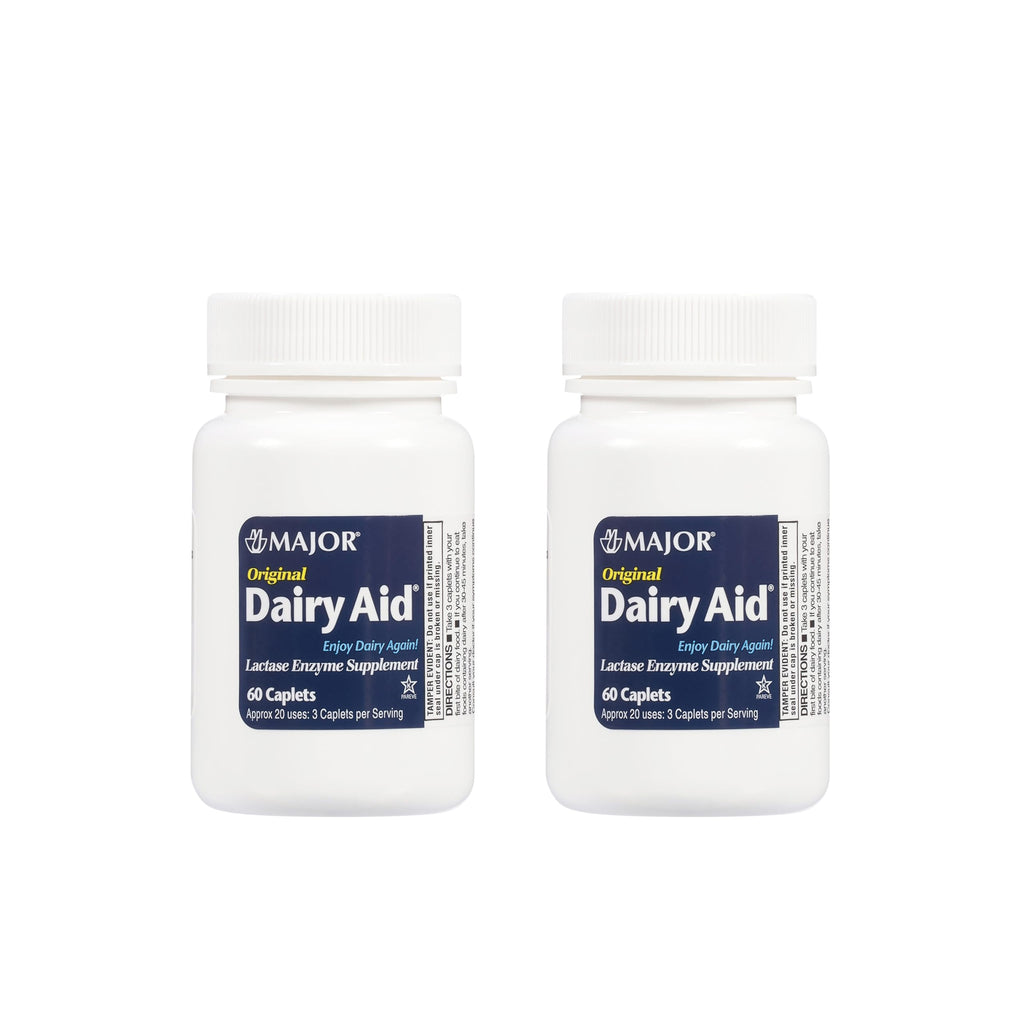 Lactase Enzyme Supplement 60 Caplets 2 Pack U26230
