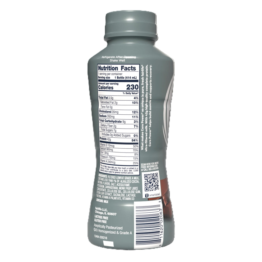 Chocolate High Protein Shake 42g 14oz 12 Pack U248595