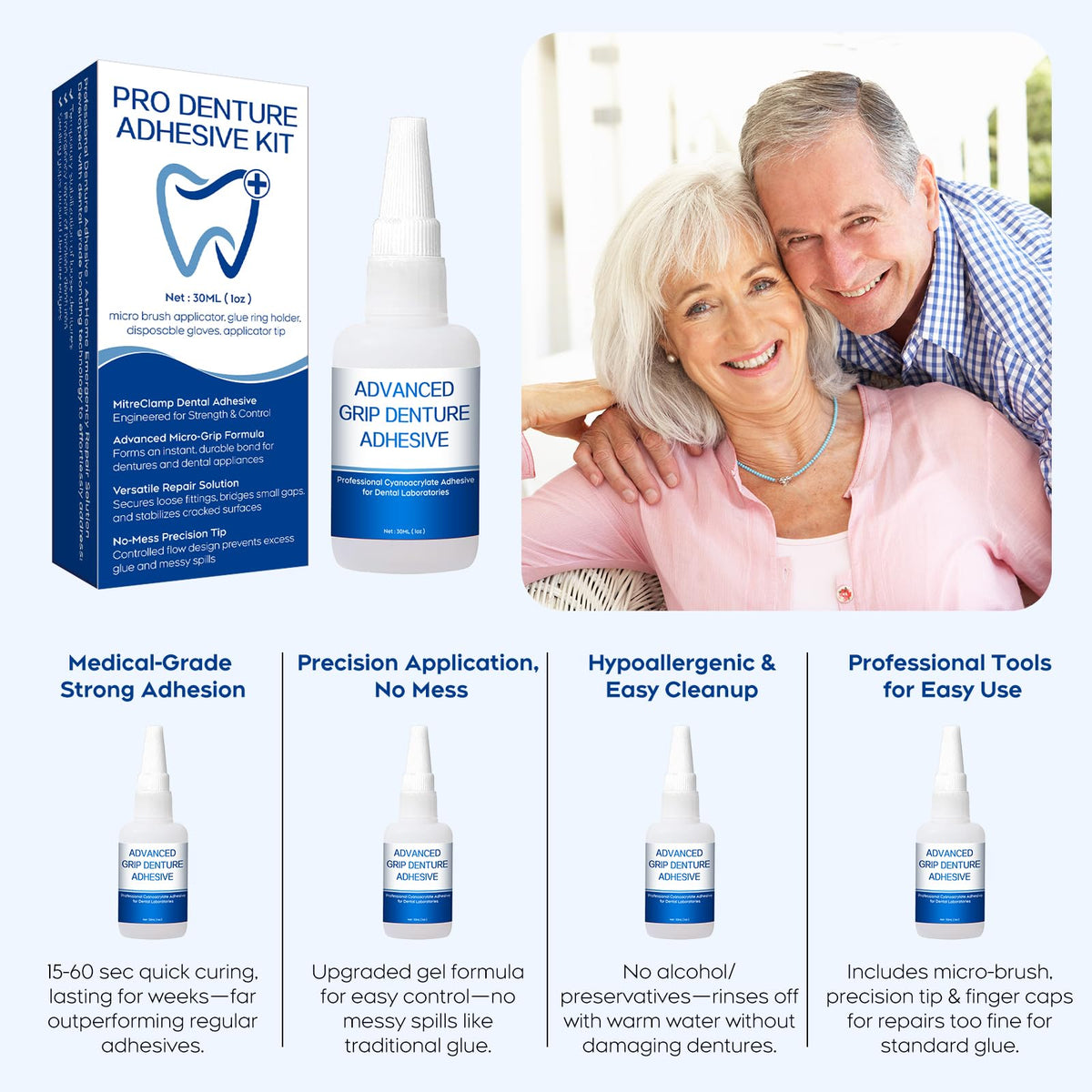 Dental Lab Instant Bonding Glue 1oz F10651