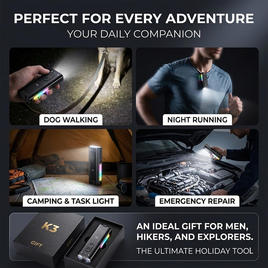 800 Lumens Rechargeable EDC Keychain Flashlight with UV & Red LED M69066