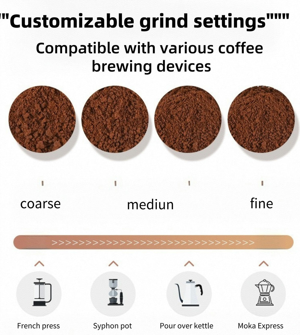 Manual Stainless Steel Coffee Grinder F8305
