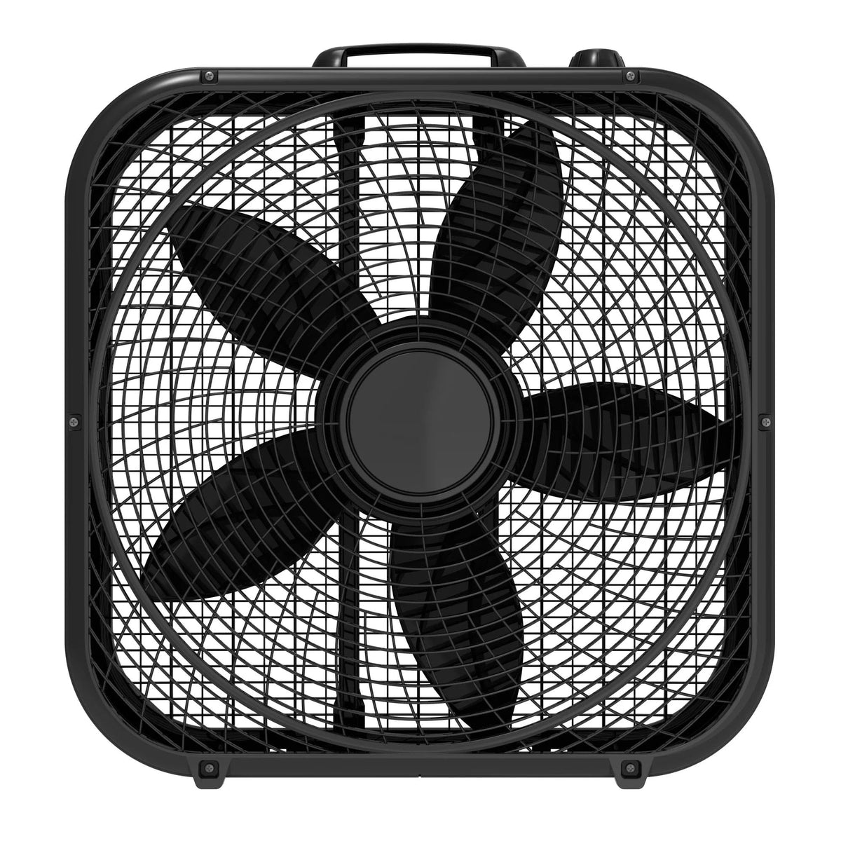 20" Classic Box Fan, 3 Speeds, Black W4450