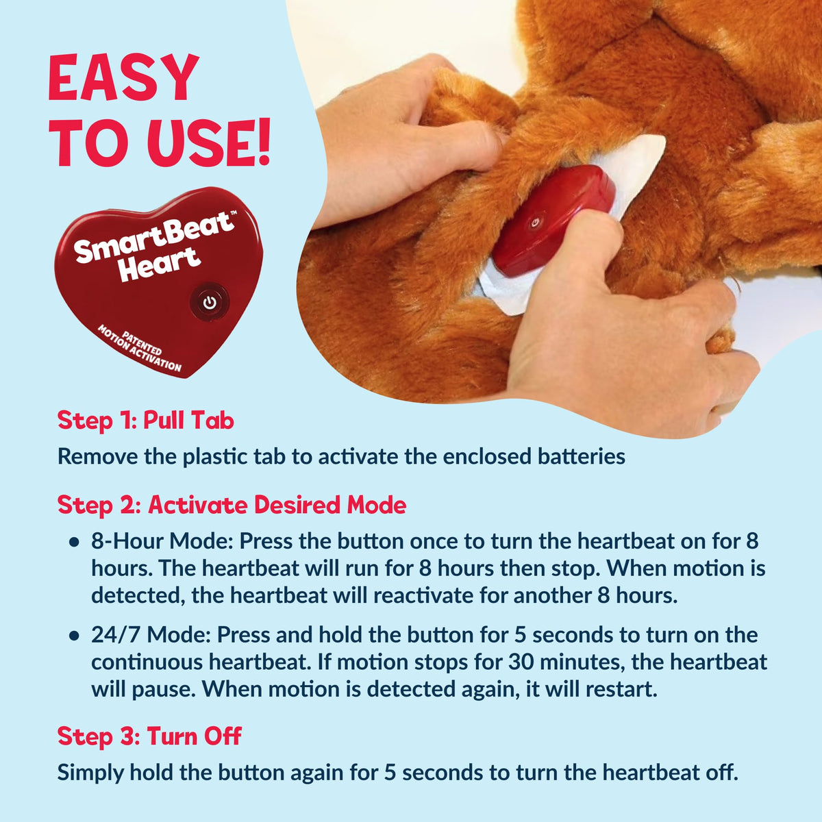 Heartbeat Toy for Small Breeds N12323