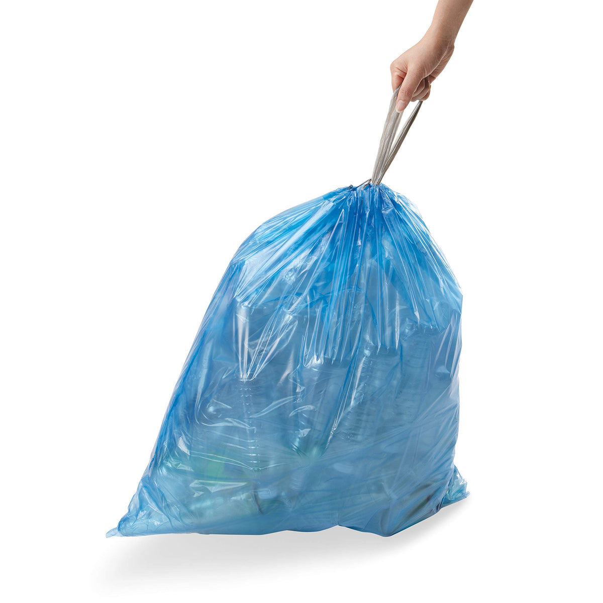 White Drawstring Trash Bags, 100 Count G9831