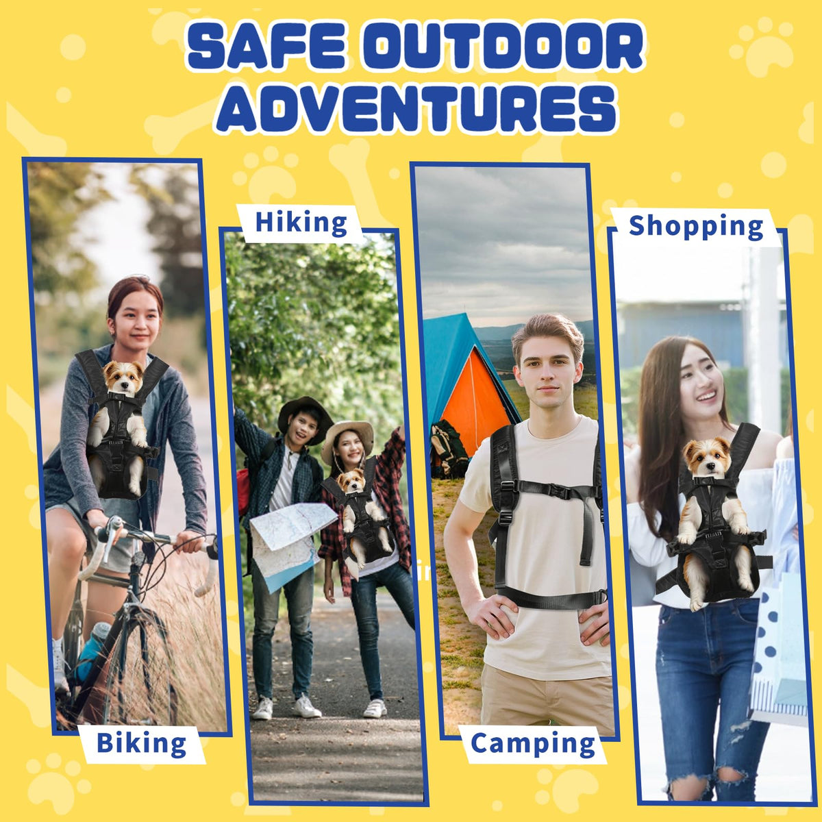 Legs Out Front Pet Carrier Backpack for Small Medium Dogs Cats up to 25lbs J623