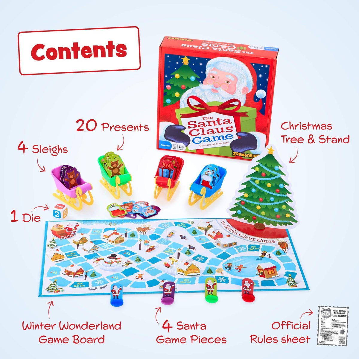 Santa Claus Christmas Board Game N390290
