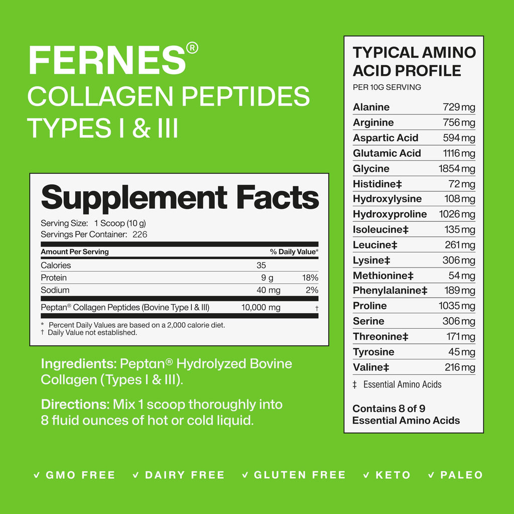 Hydrolyzed Collagen Peptides Protein Powder 5 LB L841