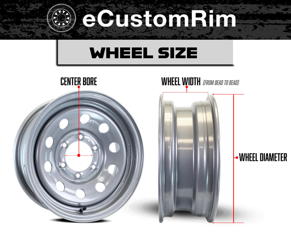 2-Pack Trailer Tire Rim Assembly 5.30-12 12 Inch Galvanized LRC E135591