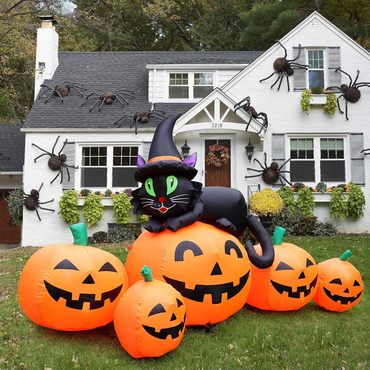 5FT Lighted Inflatable Pumpkin Outdoor Decoration U23169