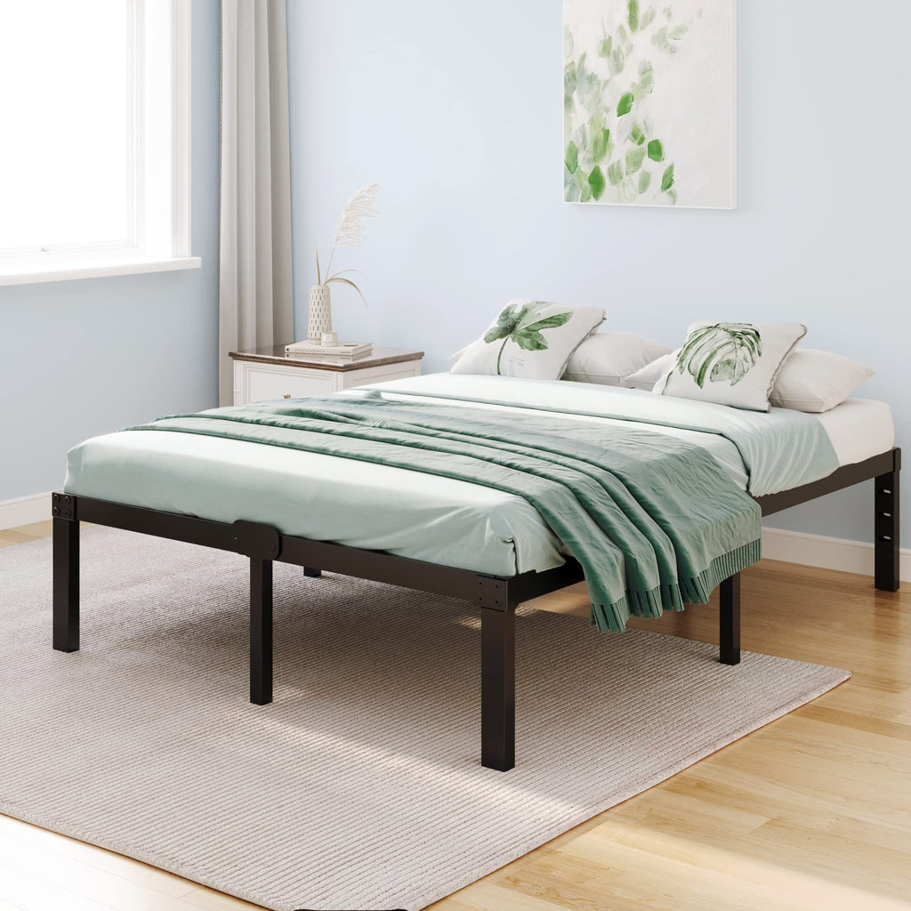 Queen Size 14 Inch Heavy Duty Metal Platform Bed Frame B42406