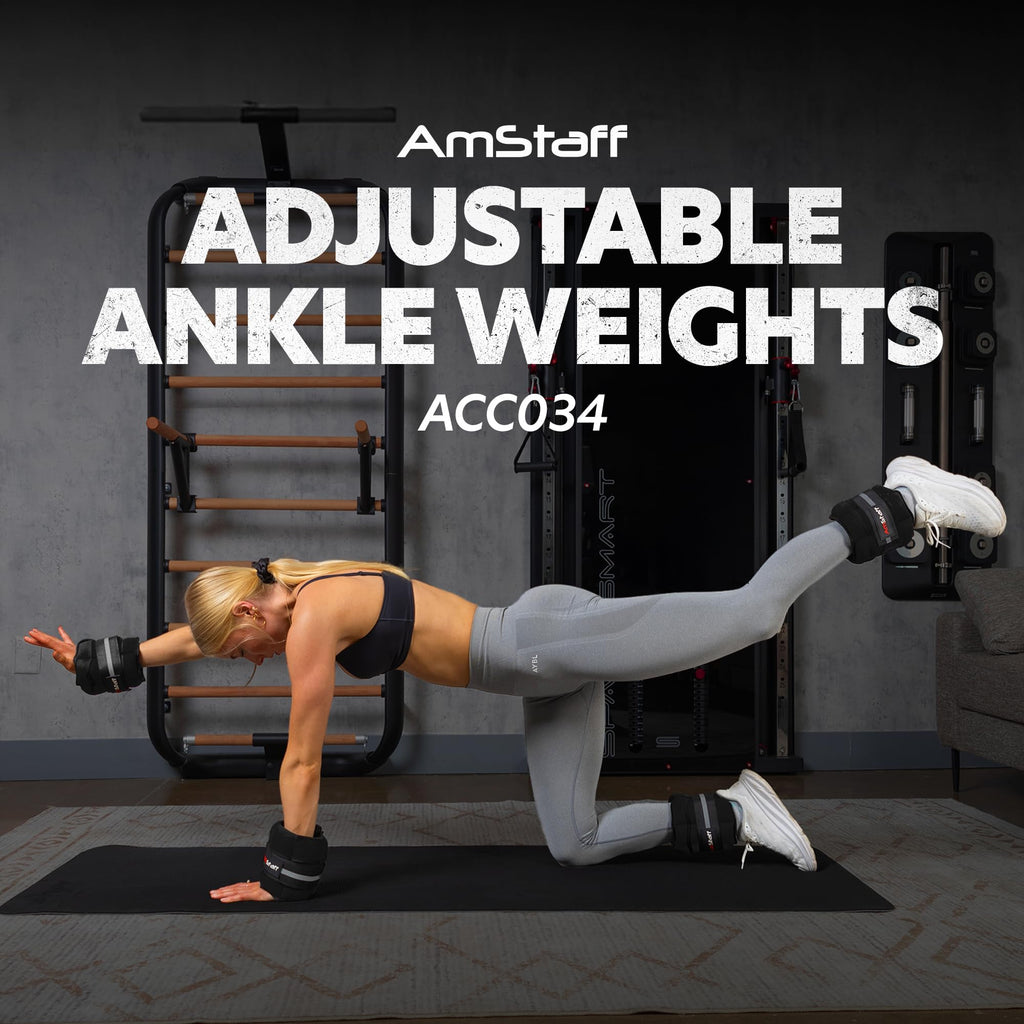 Adjustable Ankle Weights 1 Pair 10 lbs Set M74695