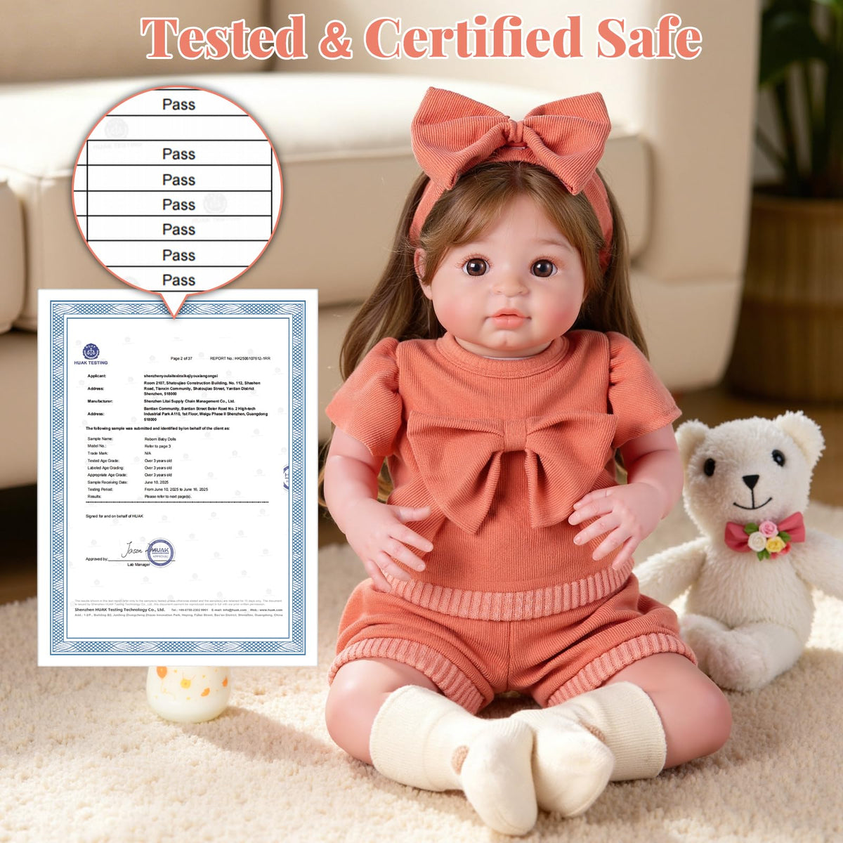 20 Inch Realistic Baby Doll S72851
