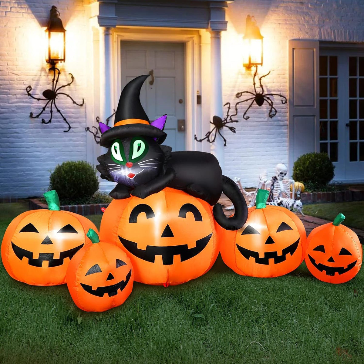5FT Lighted Inflatable Pumpkin Outdoor Decoration U23169