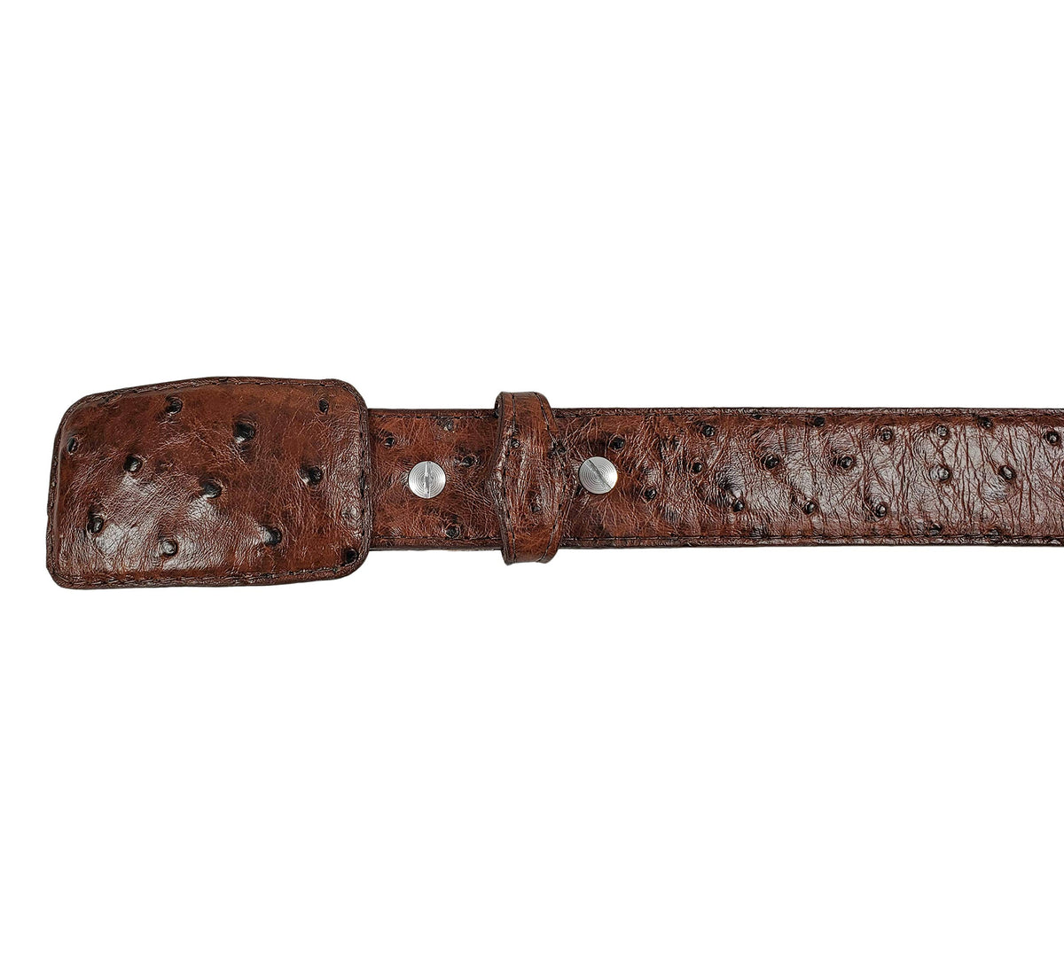 Men's Genuine Ostrich Leather Western Belt O54239
