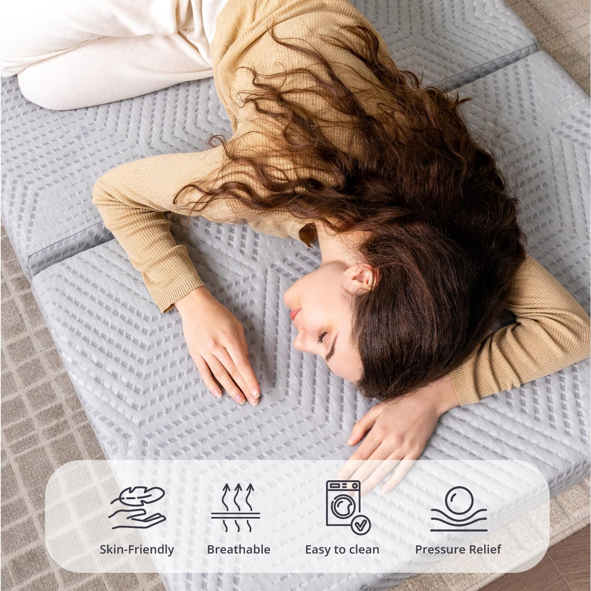 4 Inch Single Folding Mattress V60940