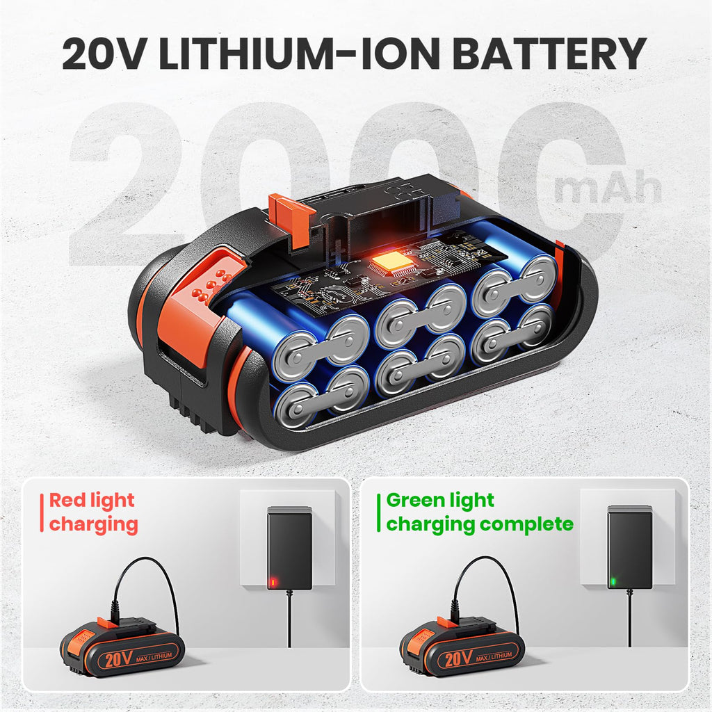 20V Cordless Drill Set with 42 Accessories G184