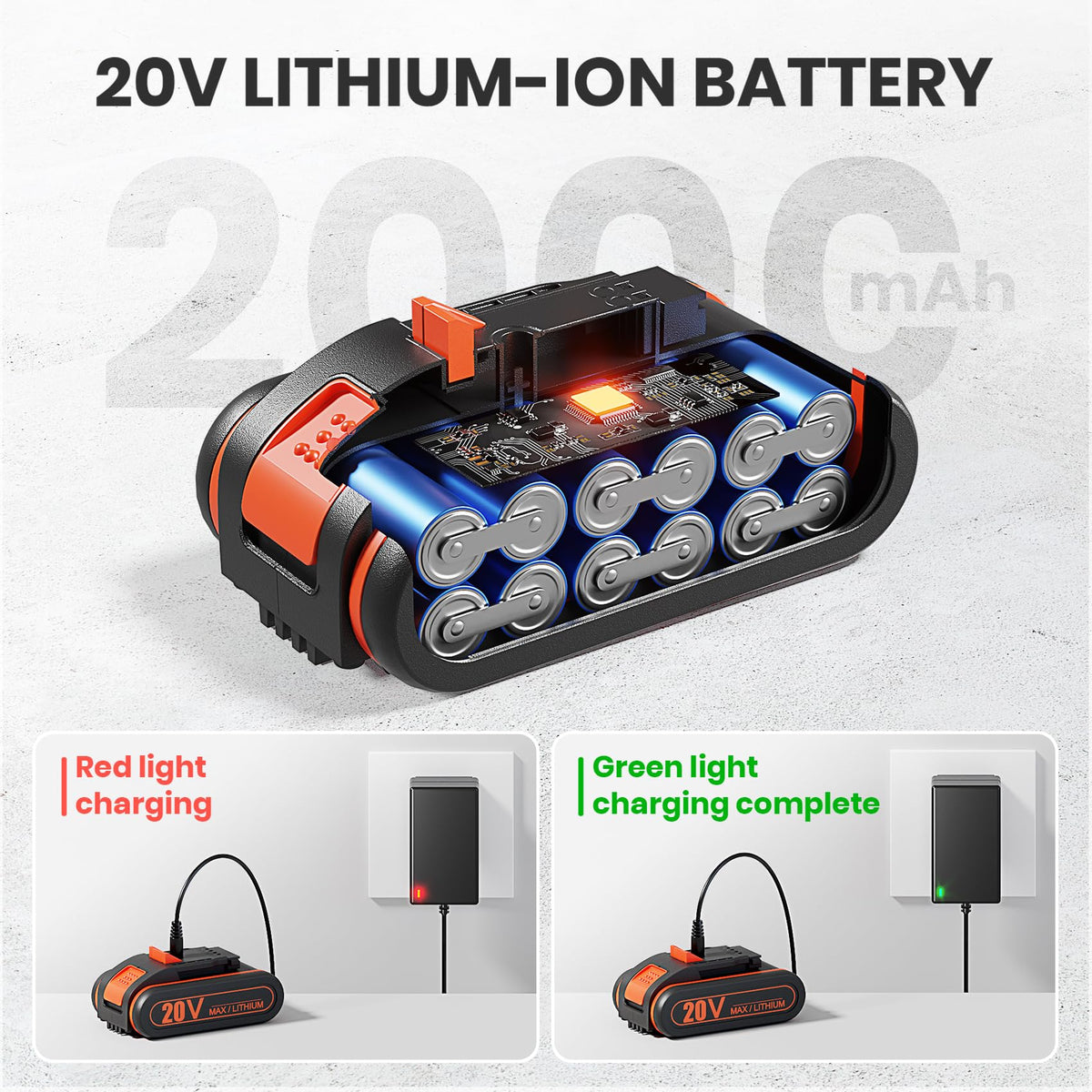 20V Cordless Drill Set with 42 Accessories G184