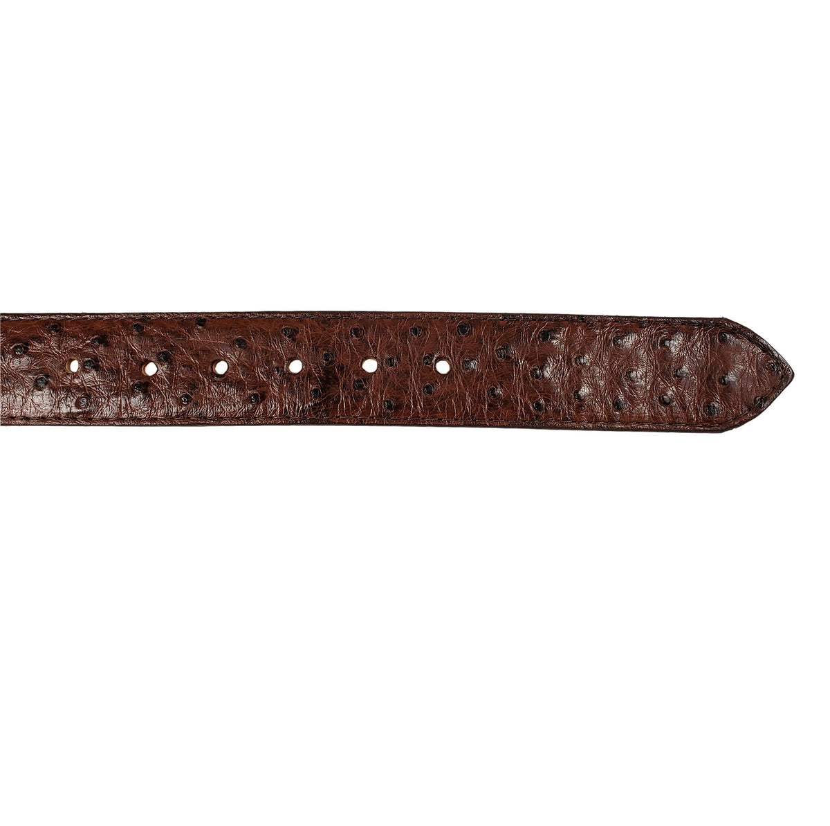 Men's Genuine Ostrich Leather Western Belt O54239