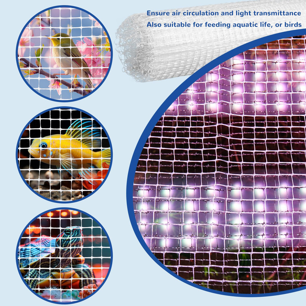 4 x 5 feet Clear Mesh Netting Aquarium Lid B264067