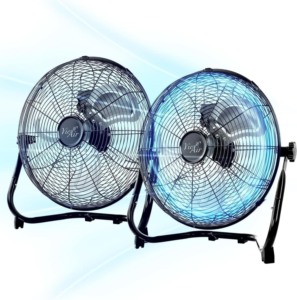 20 Inch Tilting 3-Speed Metal Floor Fan X7693