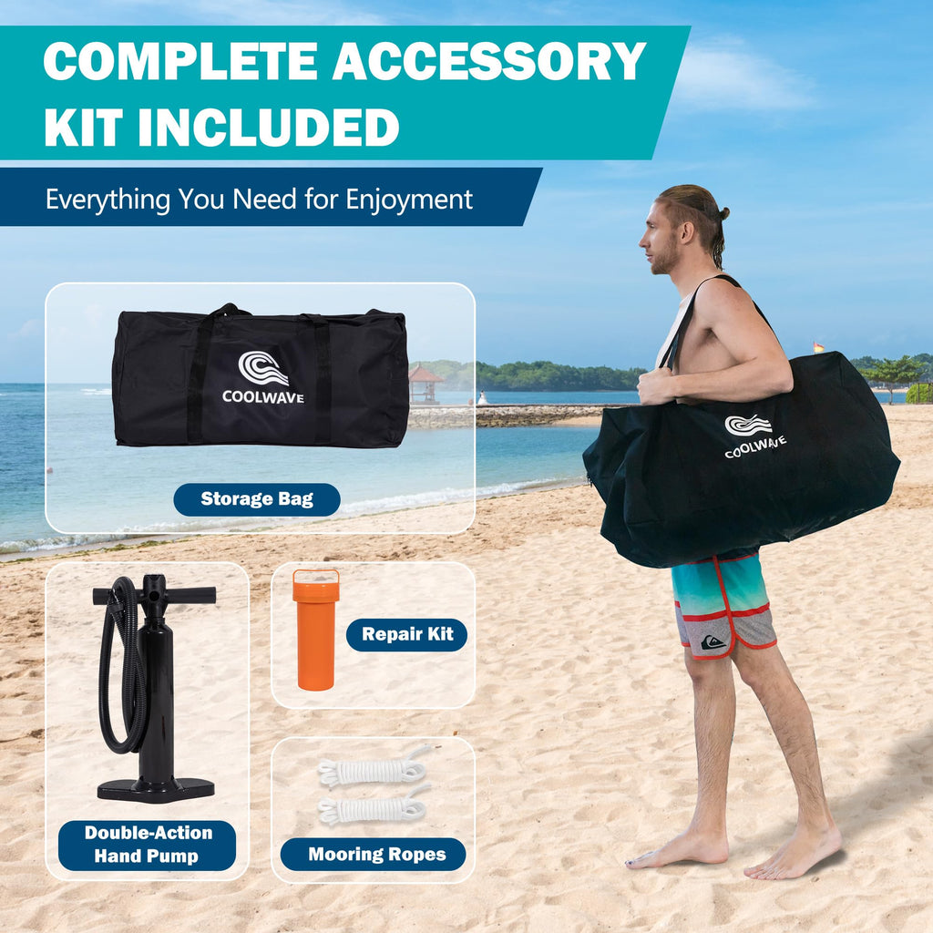 Inflatable Water Hammock Floating Dock with Cup Holders F460