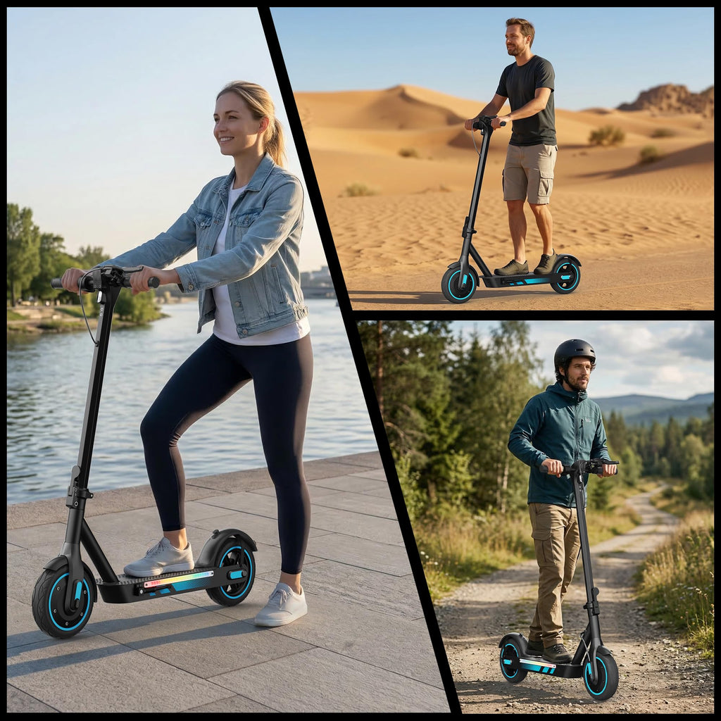 Red 500W Folding Electric Scooter U742