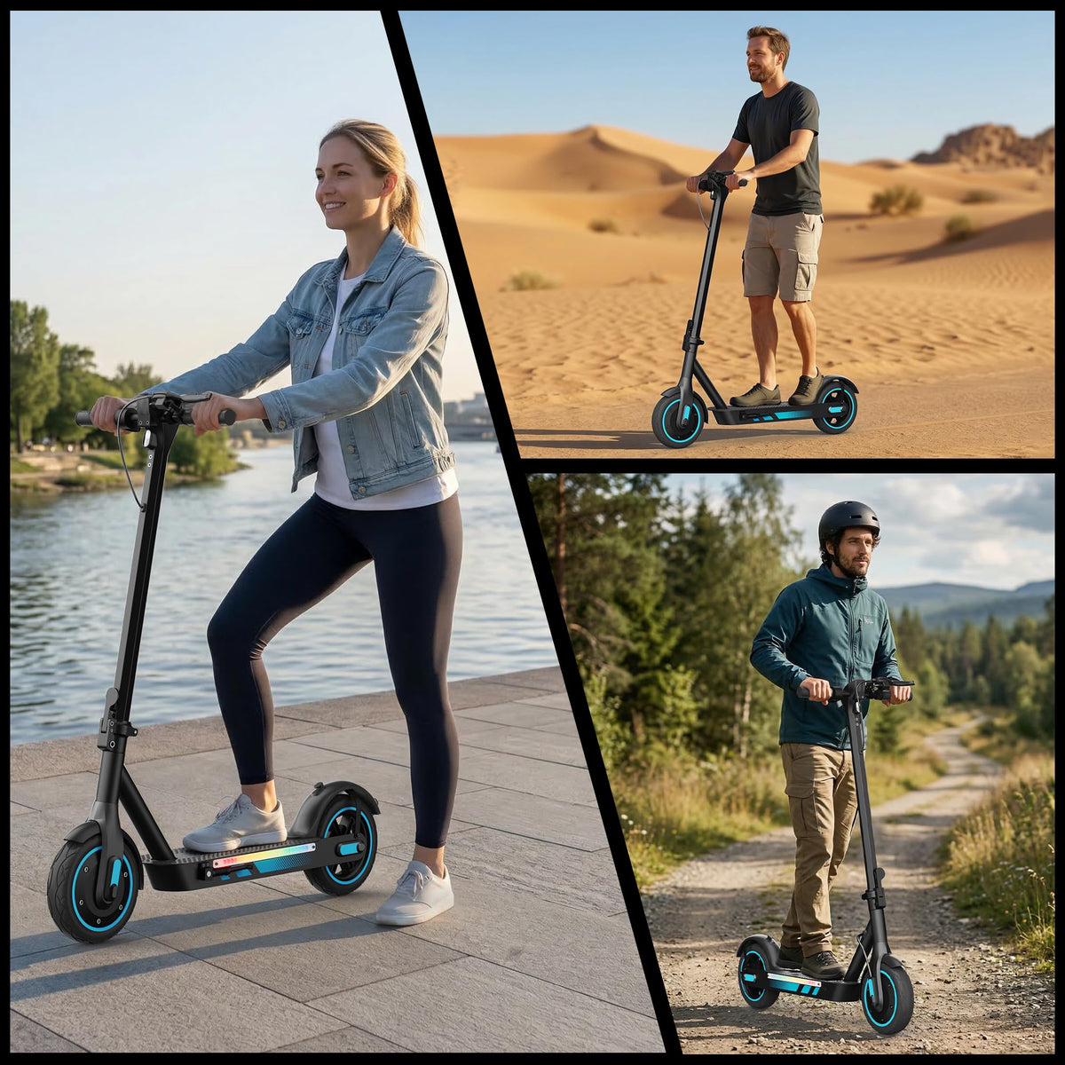 Red 500W Folding Electric Scooter U742