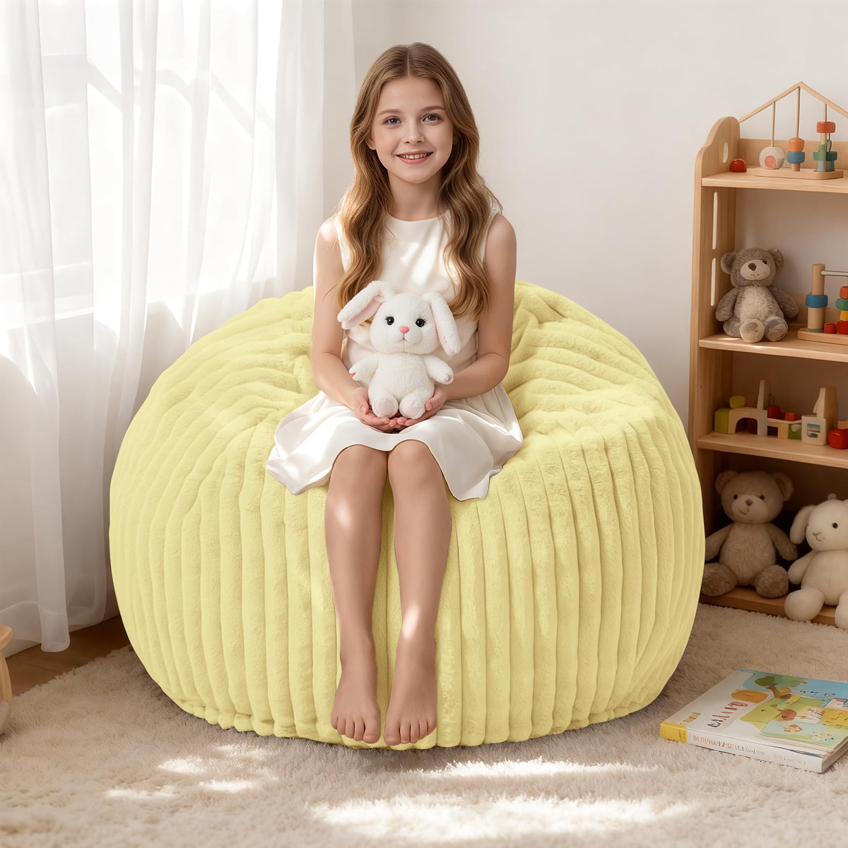 2FT Memory Foam Bean Bag Chair V296566