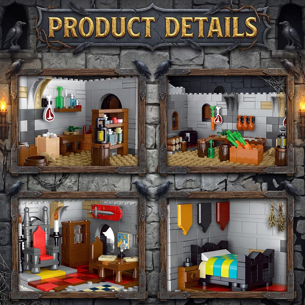 Medieval Castle Building 4961 Pcs B9791