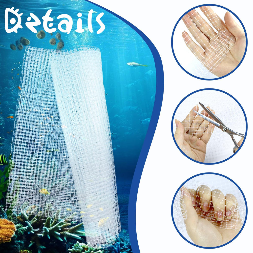 4 x 5 feet Clear Mesh Netting Aquarium Lid B264067