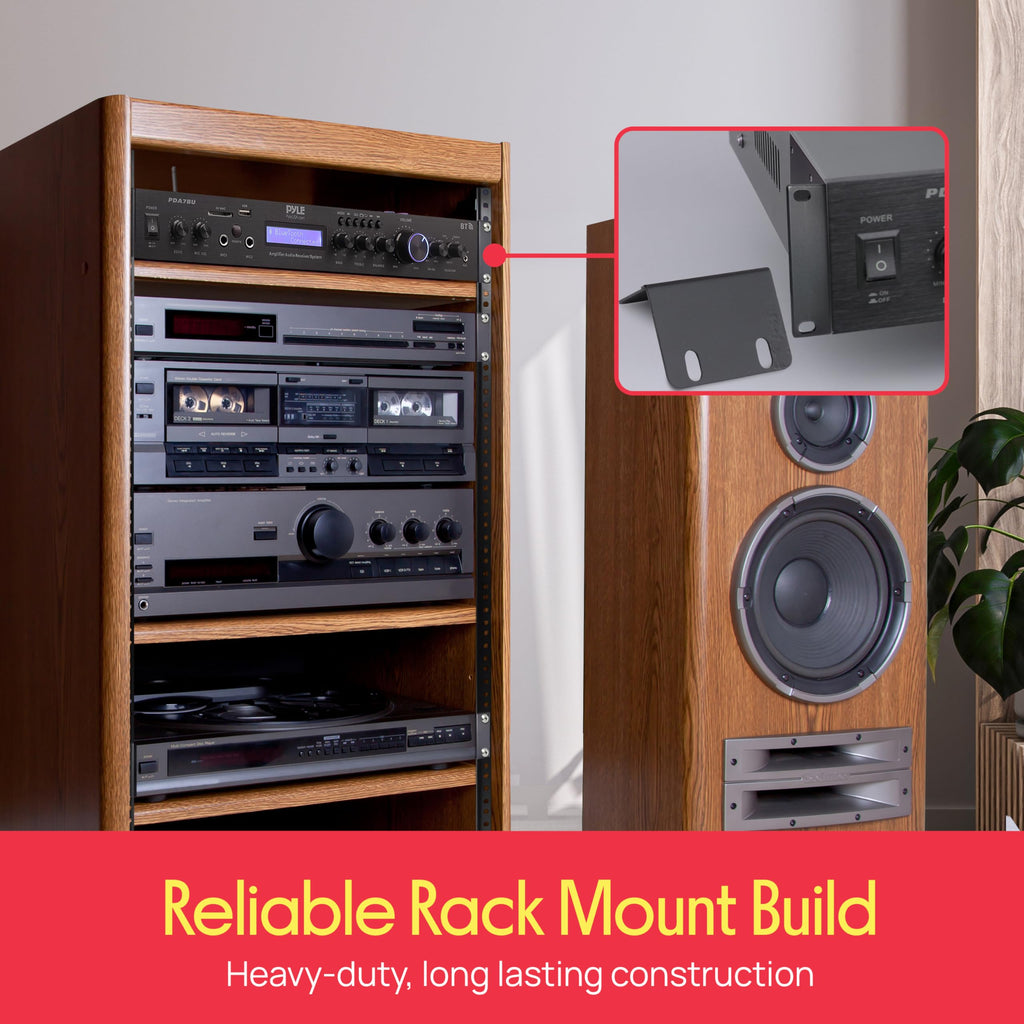5 Channel Rack Mount Bluetooth Amplifier Receiver O696