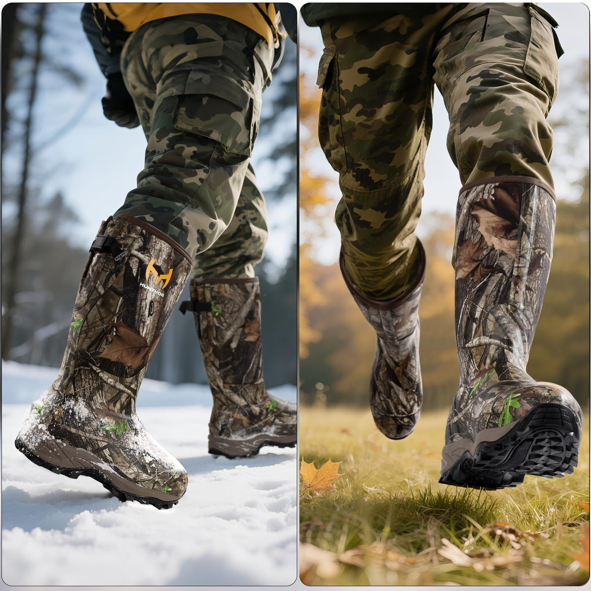 Waterproof Insulated 6mm Neoprene Rubber Hunting Boots E825115
