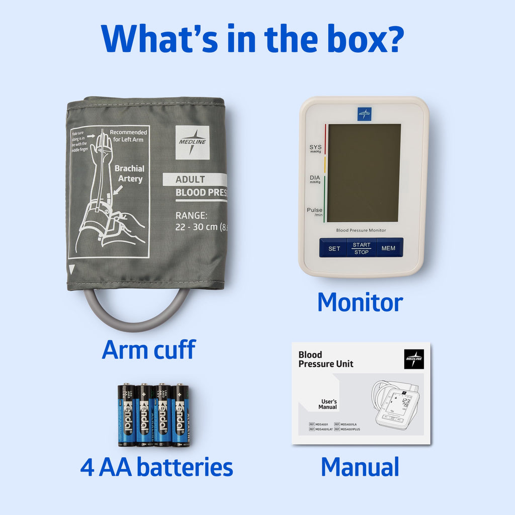Digital Blood Pressure Monitor with Adult Upper Arm Cuff Y17698