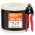 Black 1/8" Stainless Steel Cable Kit F1596