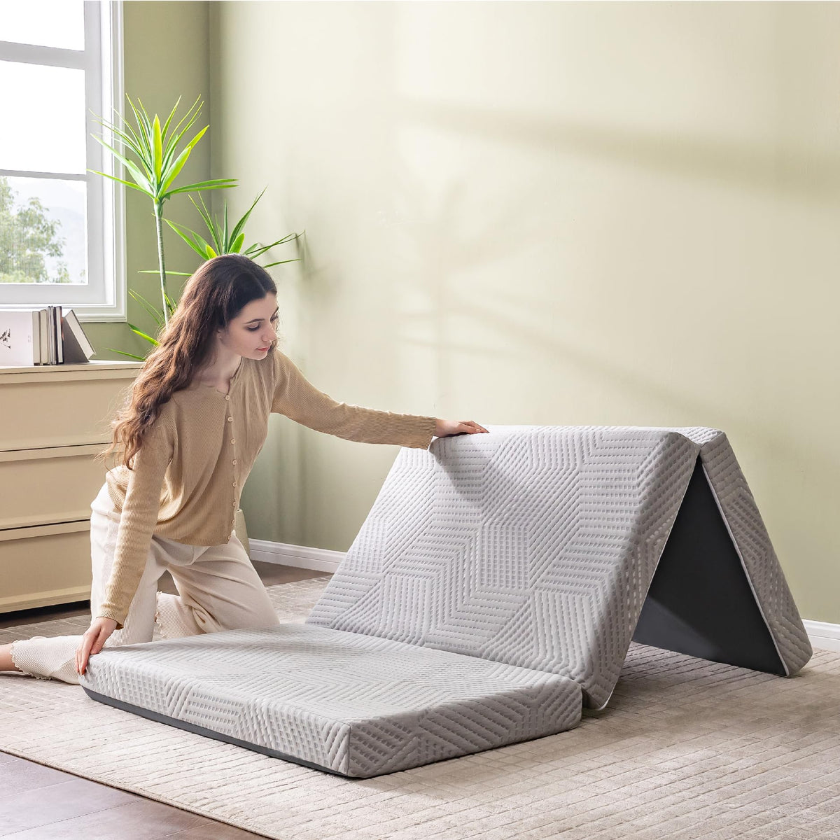 4 Inch Single Folding Mattress V60940