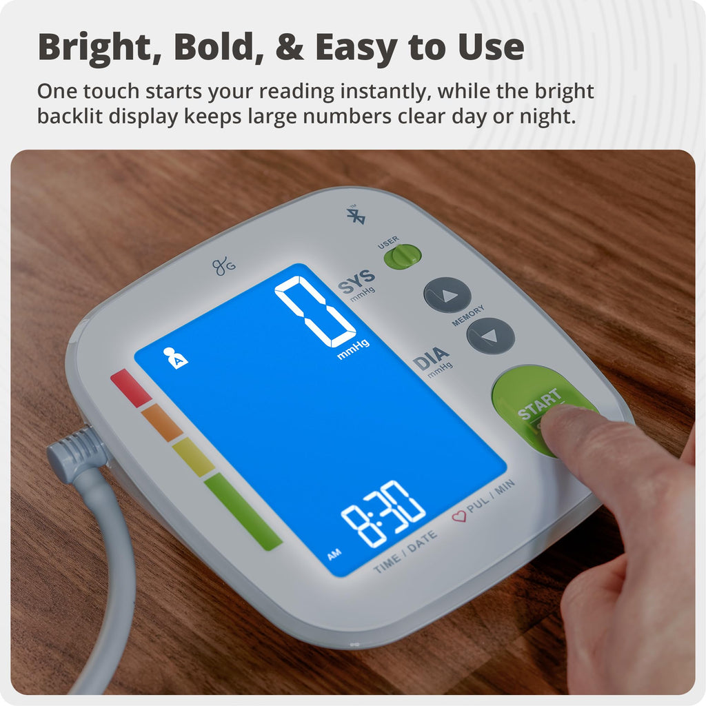Blood Pressure Monitor XL Cuff F876