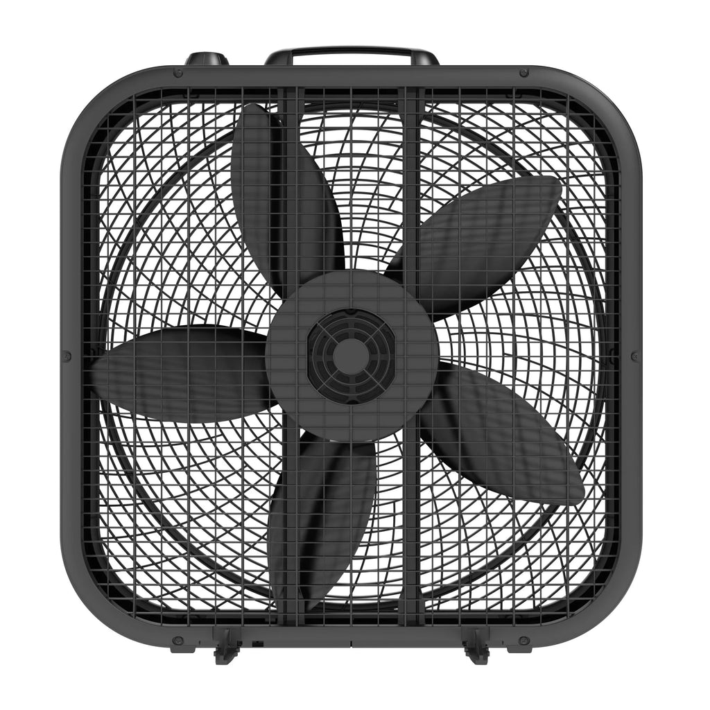 20" Classic Box Fan, 3 Speeds, Black W4450