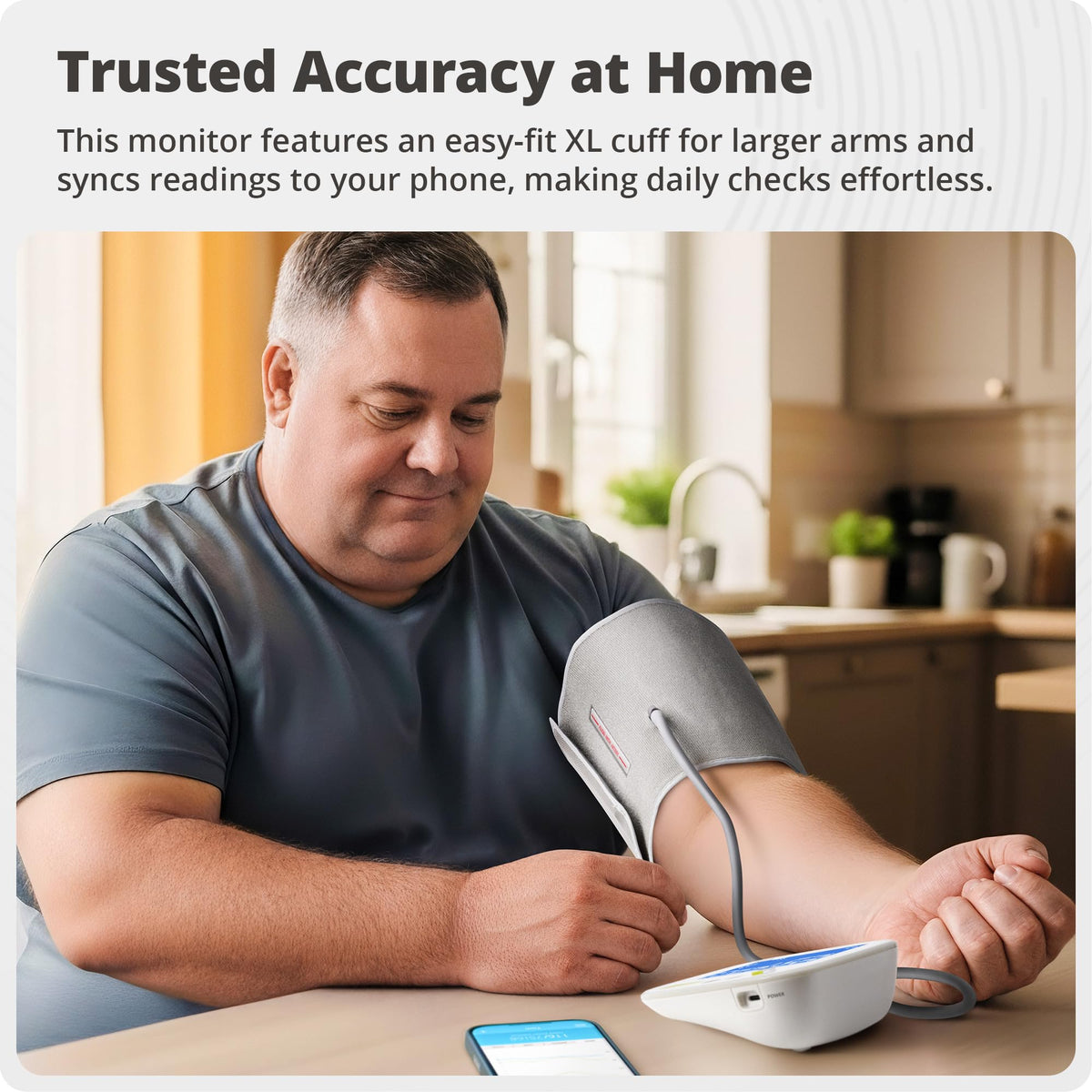 Blood Pressure Monitor XL Cuff F876