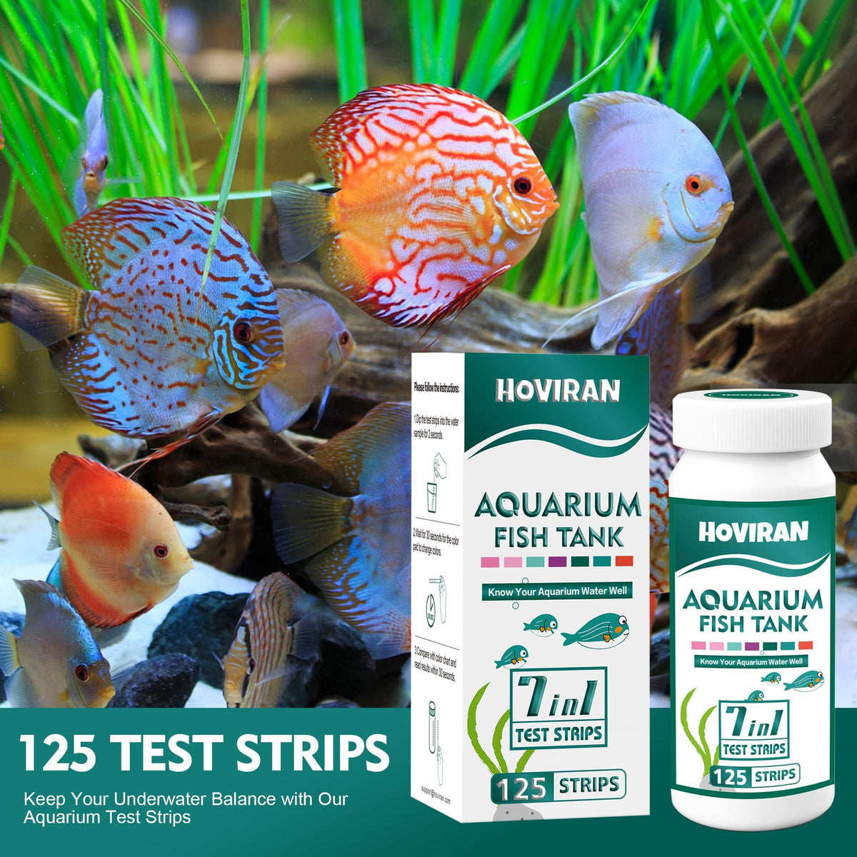 Aquarium Test Strips 125 Strips N33329