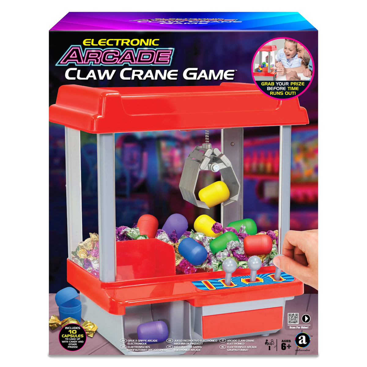 Electronic Arcade Claw Crane Game Q233028