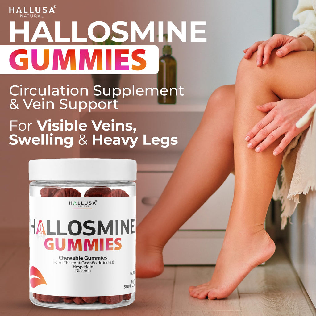 60 Chews 400mg Diosmin Hesperidin & Horse Chestnut Gummies U7221