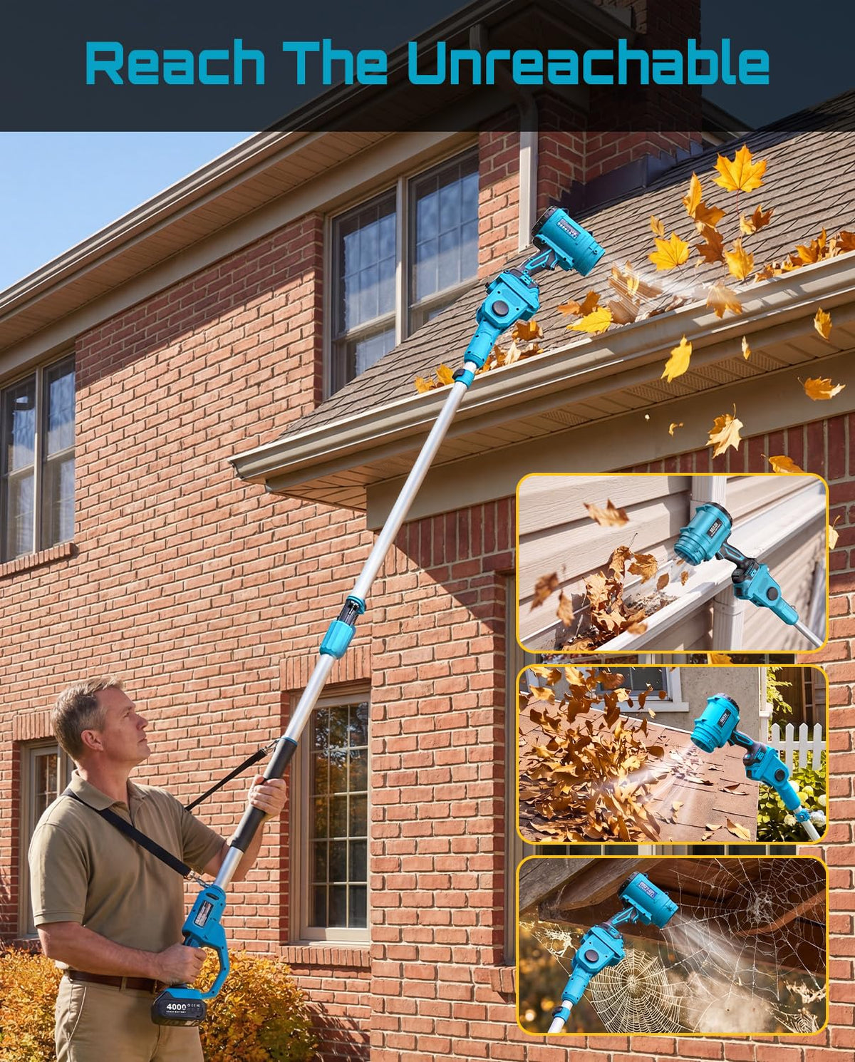Cordless Leaf Blower 700CFM/200MPH H4729