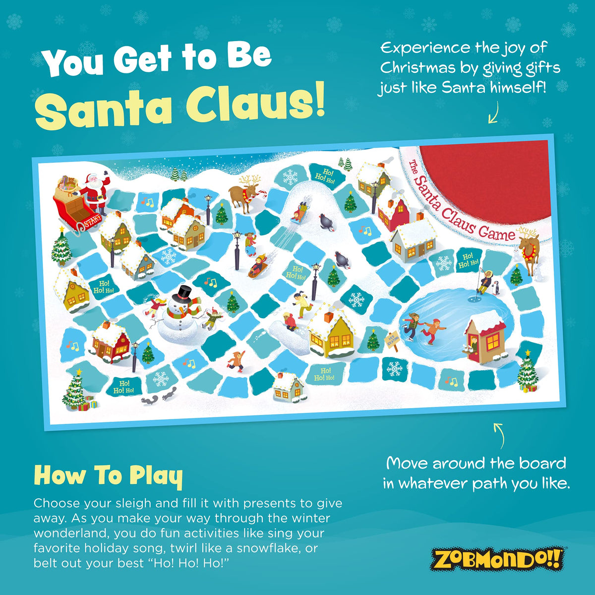 Santa Claus Christmas Board Game N390290
