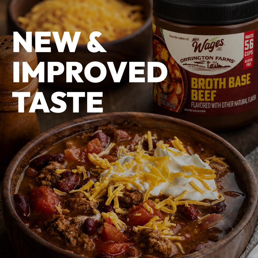 Beef Broth Base Granulated Bouillon Seasoning 12 oz Jar Z1680