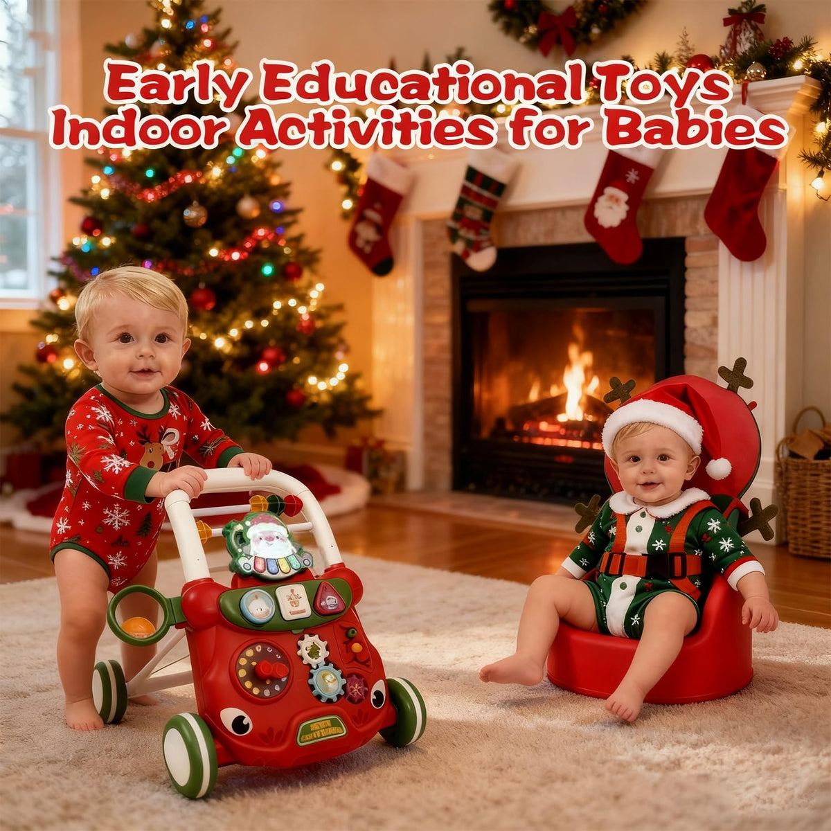 Baby Walker Toys Set with Head Protector Backpack Z34224